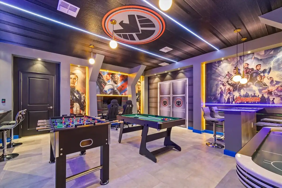 Avengers game room
