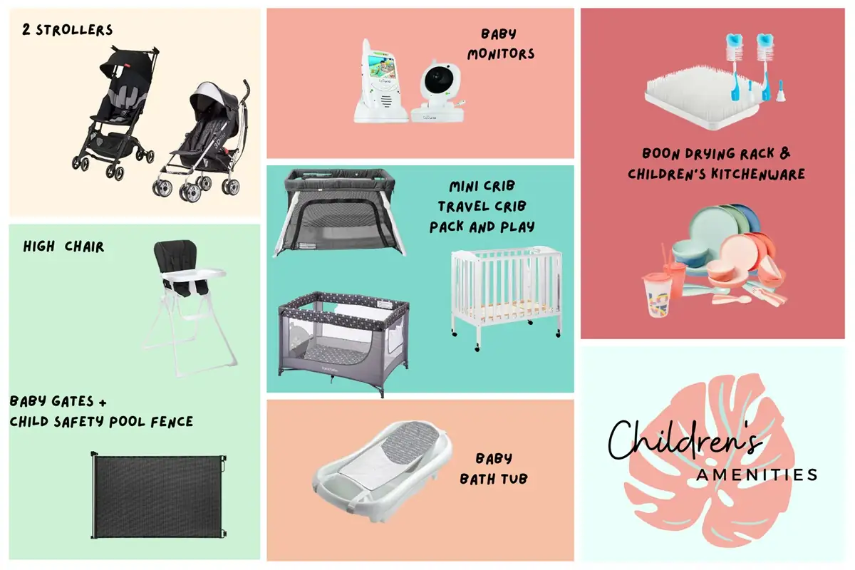 Baby gear provided