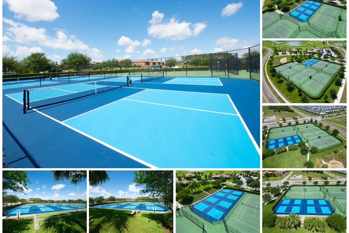 Pickleball and tennis