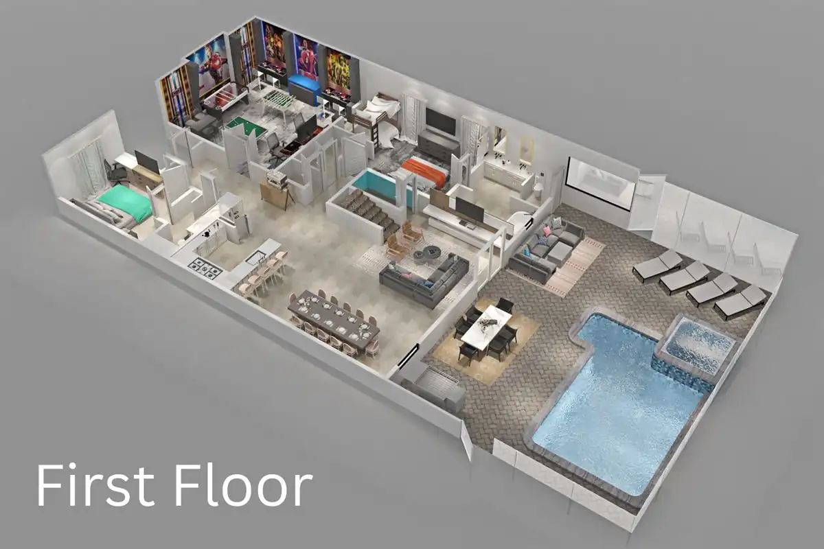 3D first floor
